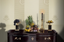 Обои KTE08014 фото в интерьере гостиной превью