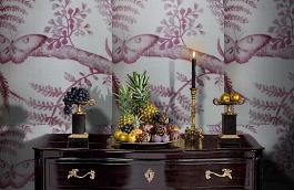 Обои F75.0004.A08 TOILE.39467 фото в интерьере гостиной превью