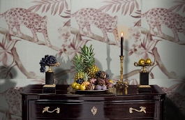 Обои F75.0006.C03 RODIN C-03 фото в интерьере гостиной превью