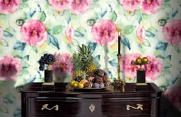 Обои JA41201F фото в интерьере гостиной превью