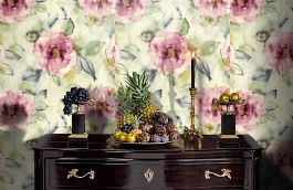 Обои JA41209F фото в интерьере гостиной превью