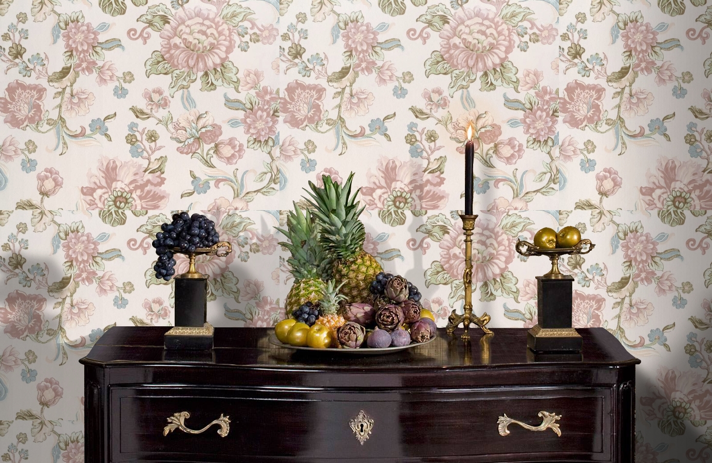 Обои 220460 фото в интерьере гостиной