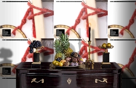 Обои DRO-04 фото в интерьере гостиной превью