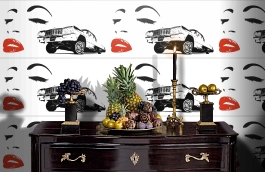 Обои 848106 фото в интерьере гостиной превью