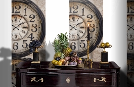 Обои HTD17305 фото в интерьере гостиной превью