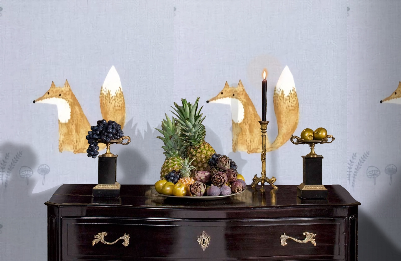 Обои MLW80006433 фото в интерьере гостиной