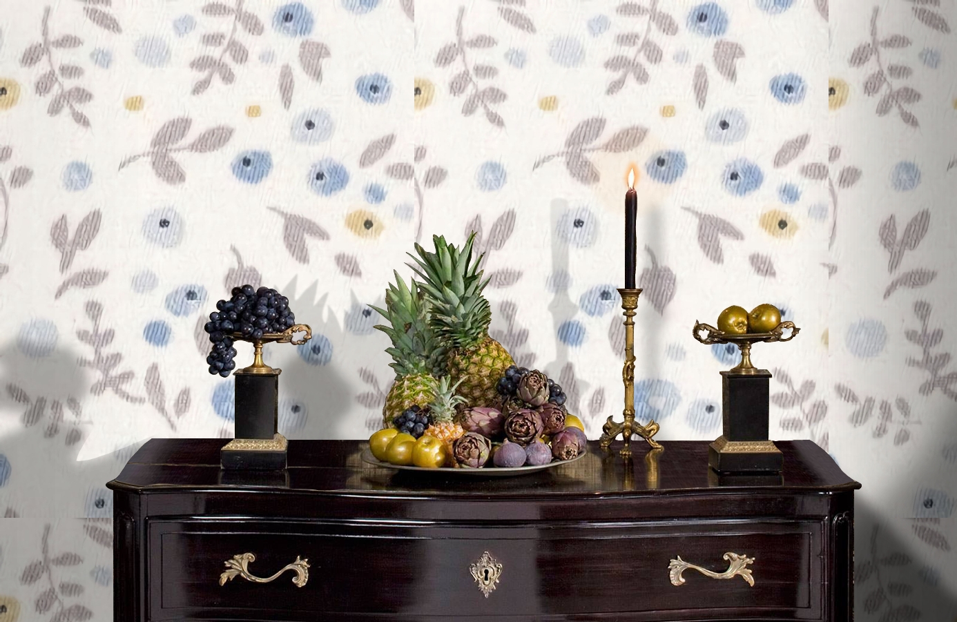 Обои MLW80036331 фото в интерьере гостиной