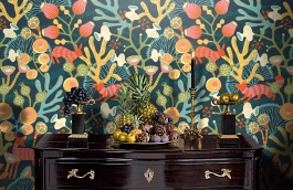 Обои 1482 фото в интерьере гостиной превью