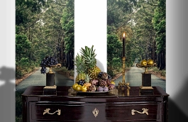 Обои MD902025 фото в интерьере гостиной превью