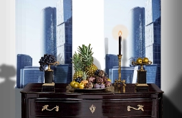 Обои MD902027 фото в интерьере гостиной превью