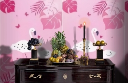 Обои ND21150 фото в интерьере гостиной превью