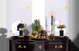 Обои ND21151 фото в интерьере гостиной превью