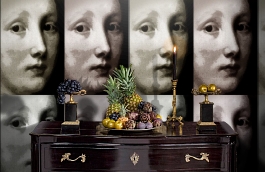 Обои 2220 фото в интерьере гостиной превью