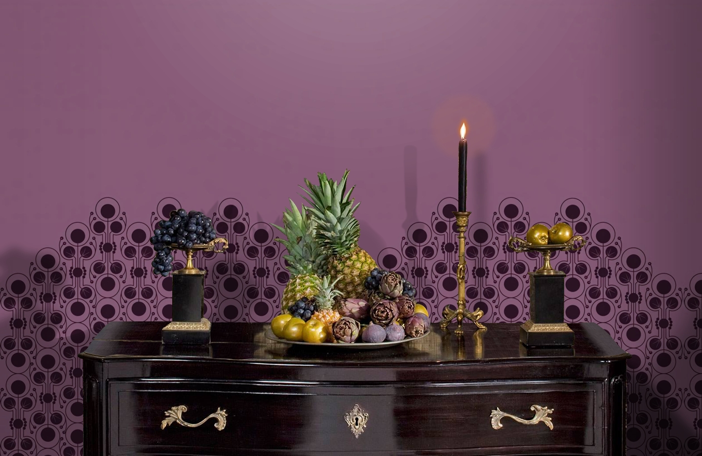 Обои DM205-2 фото в интерьере гостиной Обои DM205-2 фото в интерьере гостиной