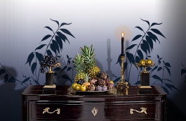 Обои DM208-1 фото в интерьере гостиной превью