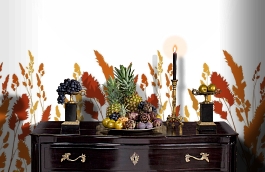 Обои DM220-2 фото в интерьере гостиной превью