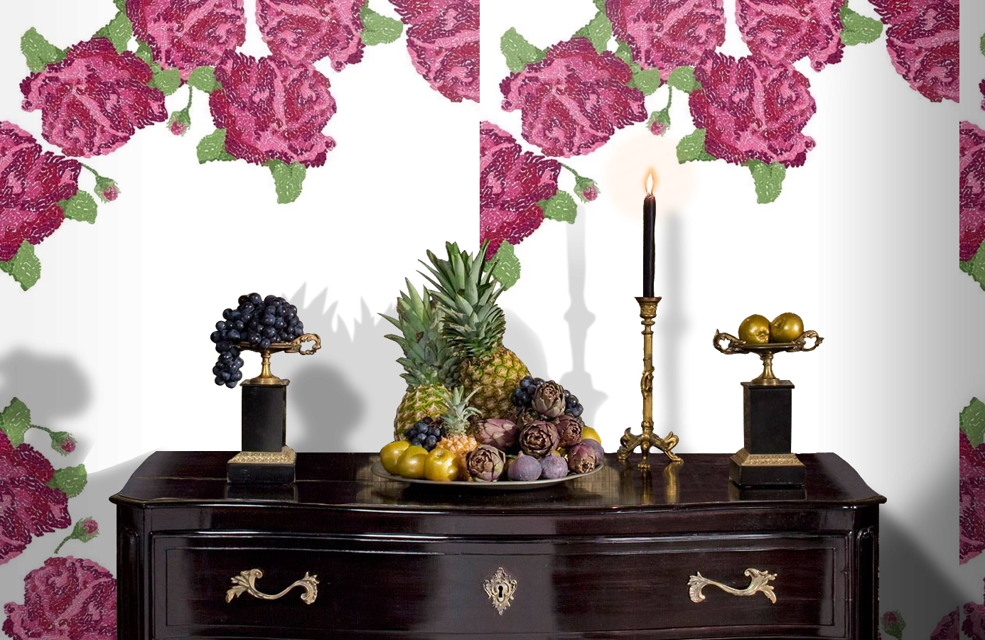 Обои P010302-4 фото в интерьере гостиной