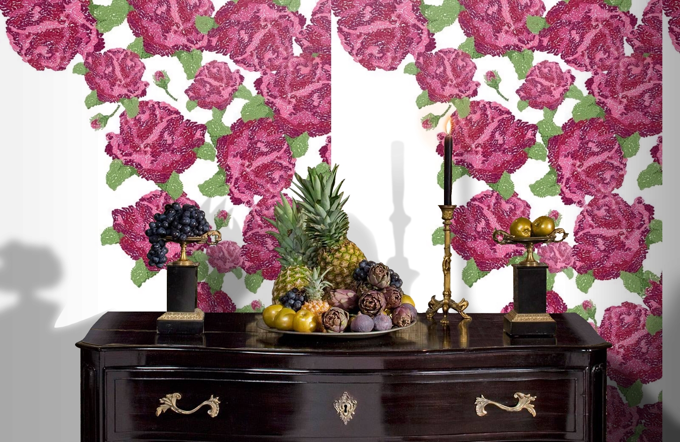 Обои P010303-4 фото в интерьере гостиной