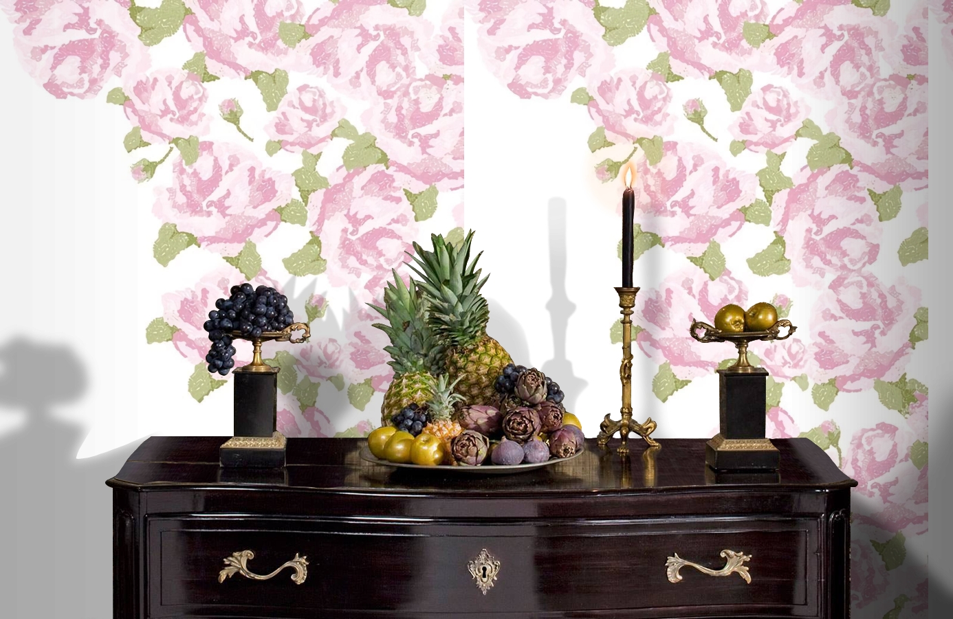 Обои P010306-4 фото в интерьере гостиной