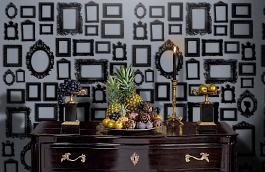 Обои P010602-4 фото в интерьере гостиной превью