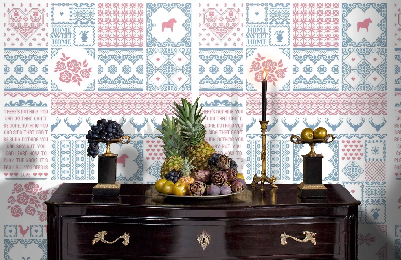 Обои P010703-4 фото в интерьере гостиной