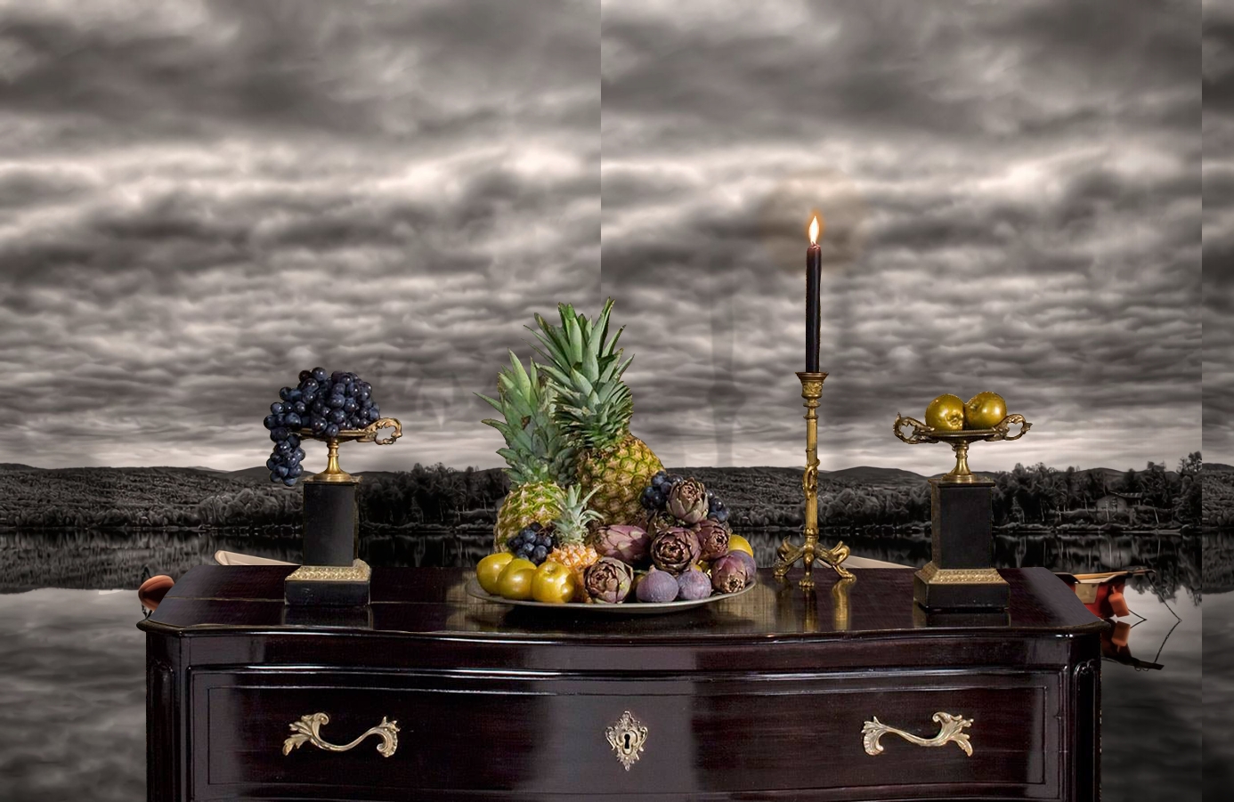 Обои P020201-4 фото в интерьере гостиной