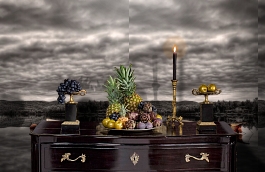 Обои P020201-4 фото в интерьере гостиной превью