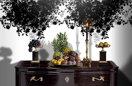 Обои P030602-4 фото в интерьере гостиной превью