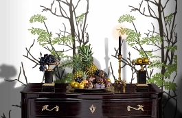 Обои P031803-4 фото в интерьере гостиной превью