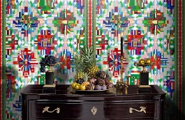 Обои P111902-4 фото в интерьере гостиной превью