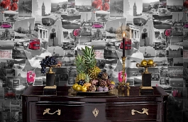 Обои P112301-4 фото в интерьере гостиной превью