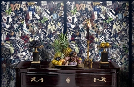 Обои P130301-4 фото в интерьере гостиной превью