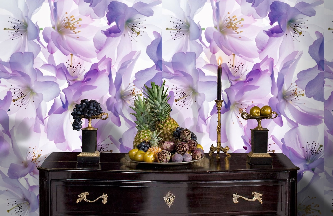 Обои P140501-4 фото в интерьере гостиной Обои P140501-4 фото в интерьере гостиной