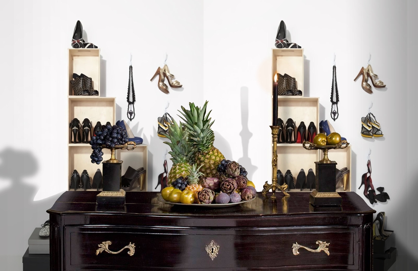 Обои P141401-4 фото в интерьере гостиной