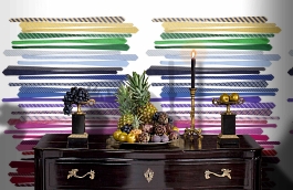 Обои P141502-4 фото в интерьере гостиной превью