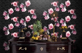 Обои P142702-4 фото в интерьере гостиной превью