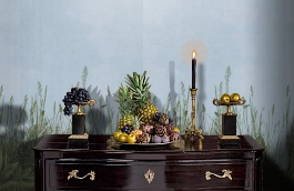 Обои P162301-4 фото в интерьере гостиной превью