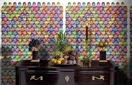 Обои P182701-4 фото в интерьере гостиной превью