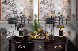 Обои P251301-4 фото в интерьере гостиной превью