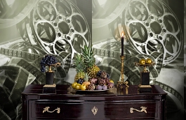 Обои CT42300M фото в интерьере гостиной превью