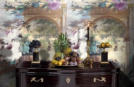 Обои IWB00460 фото в интерьере гостиной превью