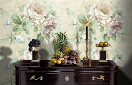 Обои SM72809M фото в интерьере гостиной превью