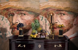 Обои 1426 lev5 804 фото в интерьере гостиной превью