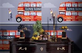 Обои 1485-1 lev5 804 фото в интерьере гостиной превью