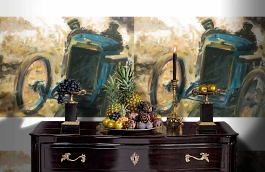 Обои 1552 lev6 804 фото в интерьере гостиной превью