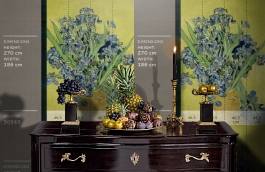 Обои 30545 фото в интерьере гостиной превью