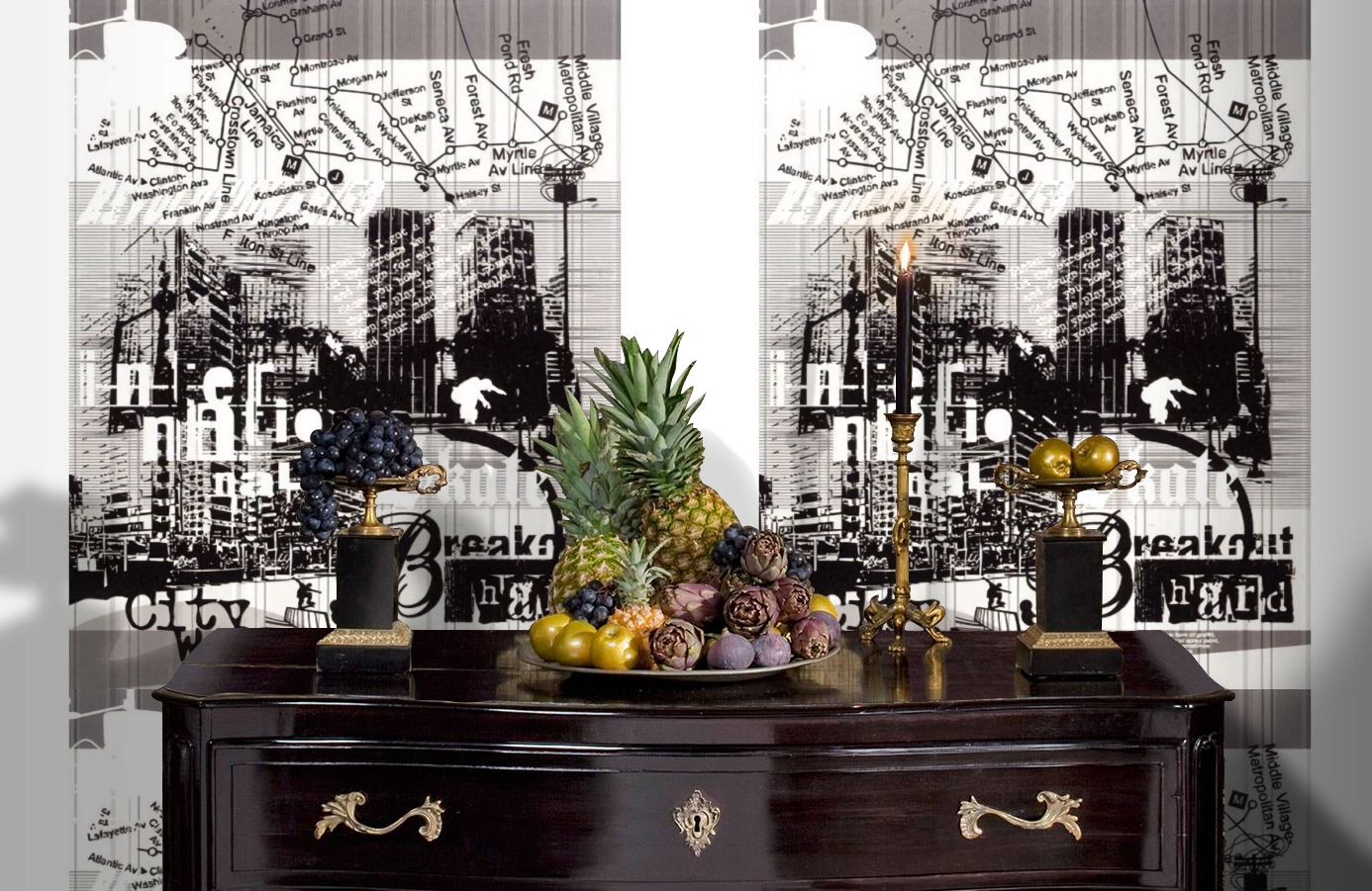 Обои SL 4 804 1633 260*186 фото в интерьере гостиной