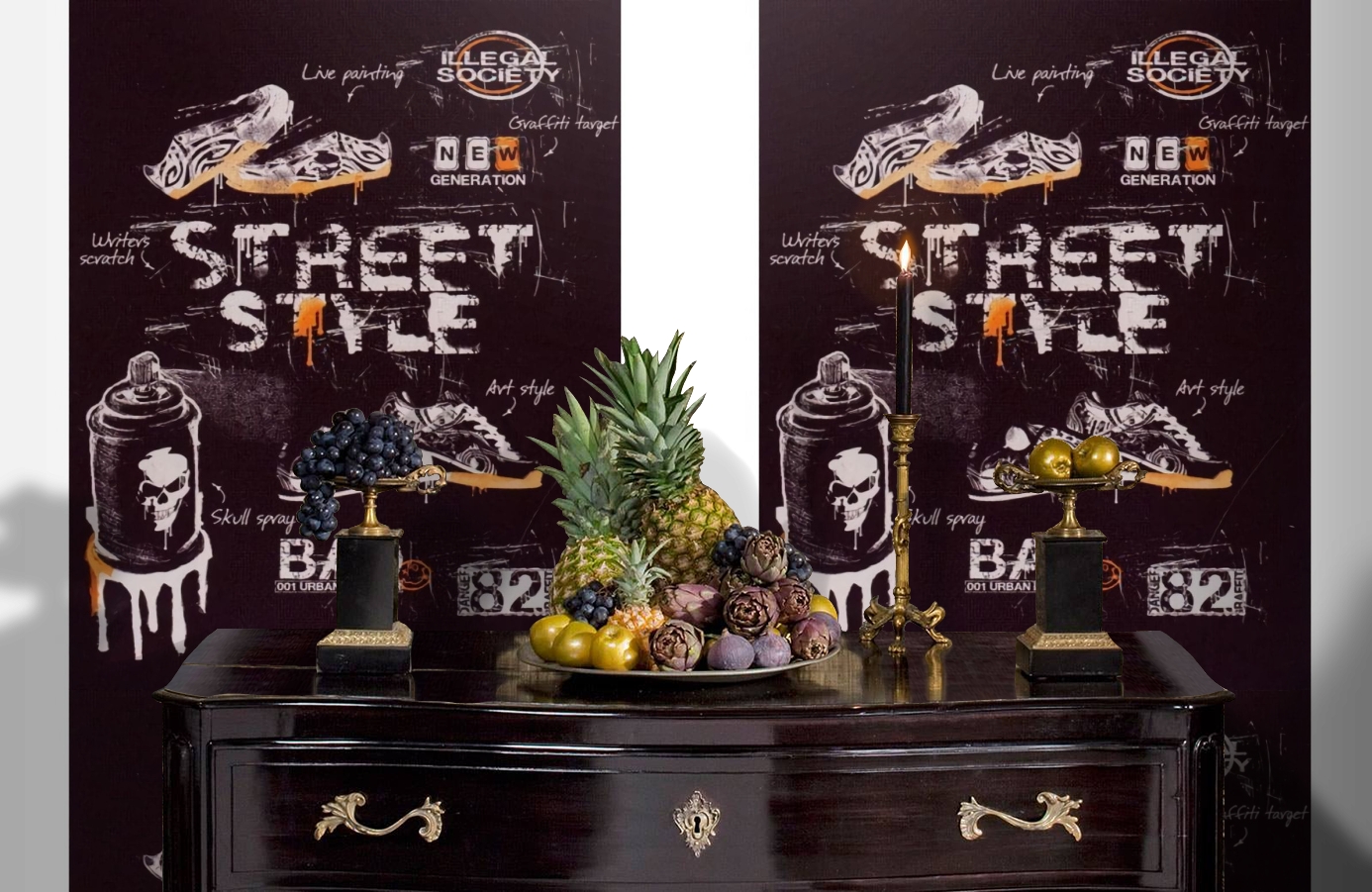 Обои SL 4 804 1650 260*186 фото в интерьере гостиной