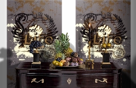 Обои SL 4 804 1651 260*186 фото в интерьере гостиной превью