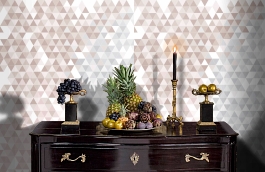 Обои 100822 фото в интерьере гостиной превью